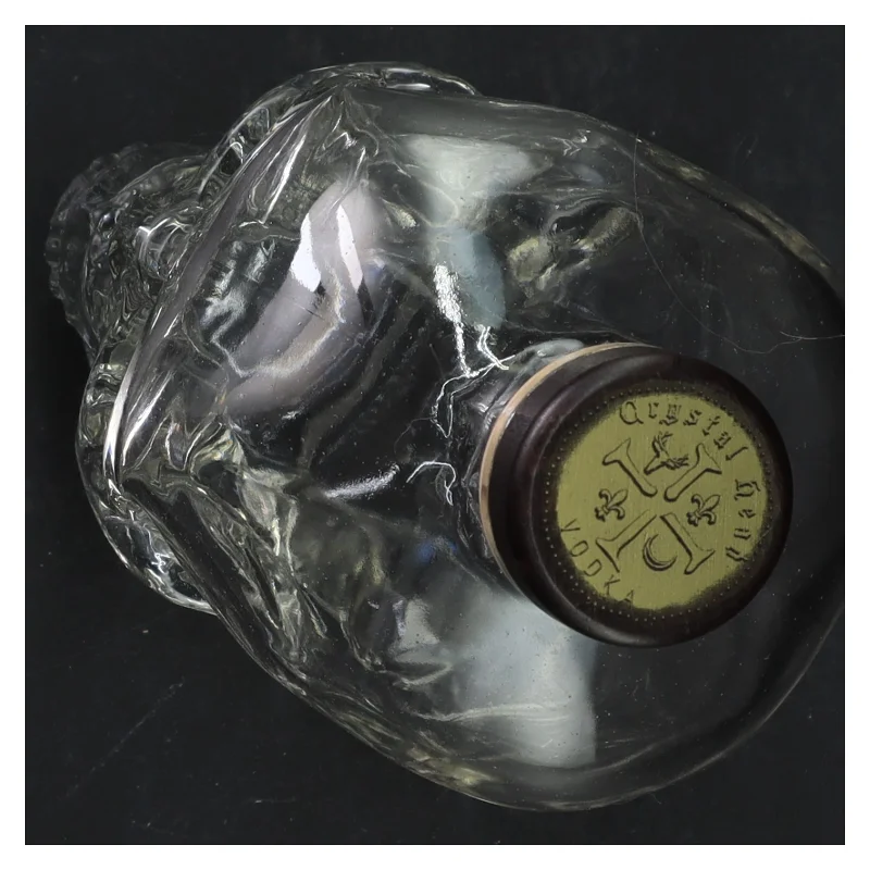 Glaskraniumflaske fra Crystal Head (str. 13 x 10 x 18 cm)
