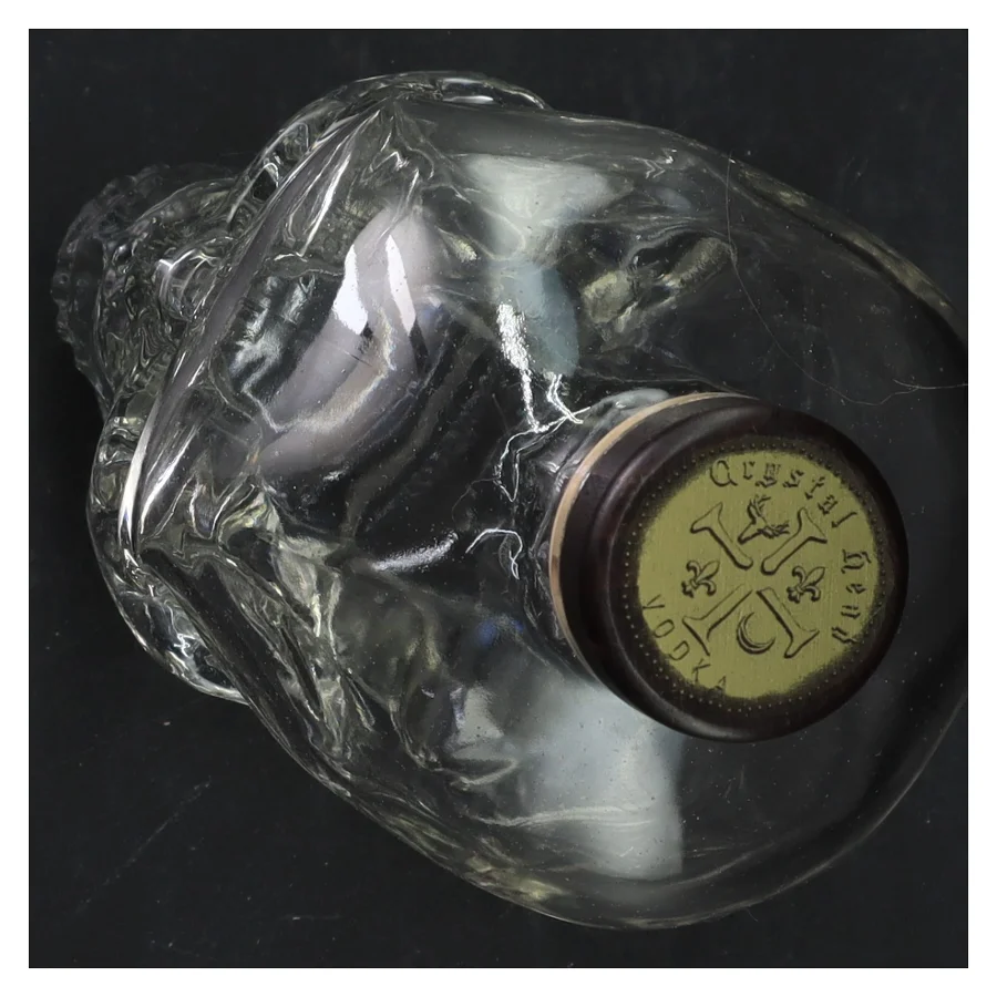 Glaskraniumflaske fra Crystal Head (str. 13 x 10 x 18 cm)