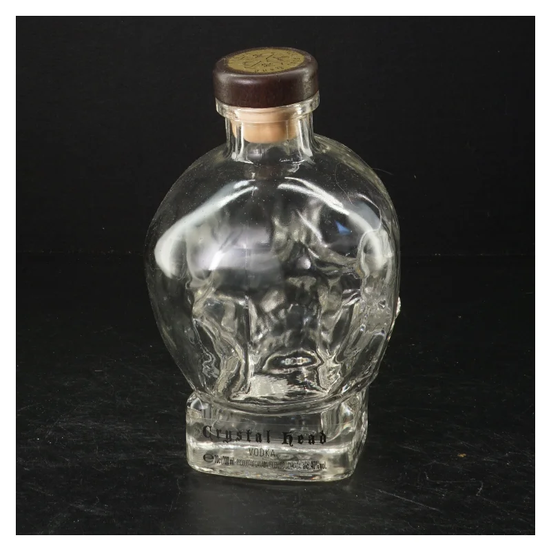 Glaskraniumflaske fra Crystal Head (str. 13 x 10 x 18 cm)