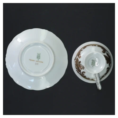Porcelæns kaffekopper og underkopper fra Wawel (str. Ø. 12 cm ø. 8 cm)