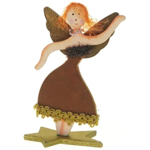 Juledekoration engel (str. 7x12 cm)