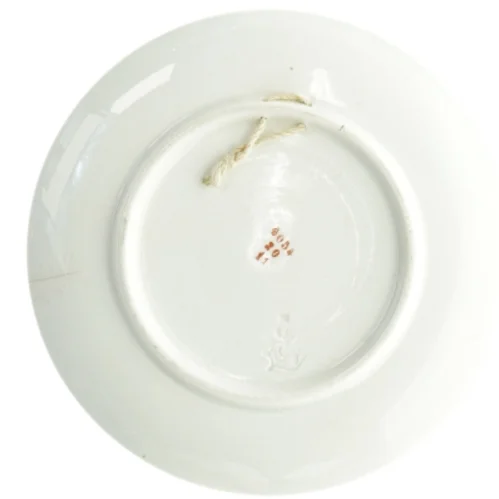 Dekorativ samletallerken med strandmotiv (str. Ø. 22 cm)