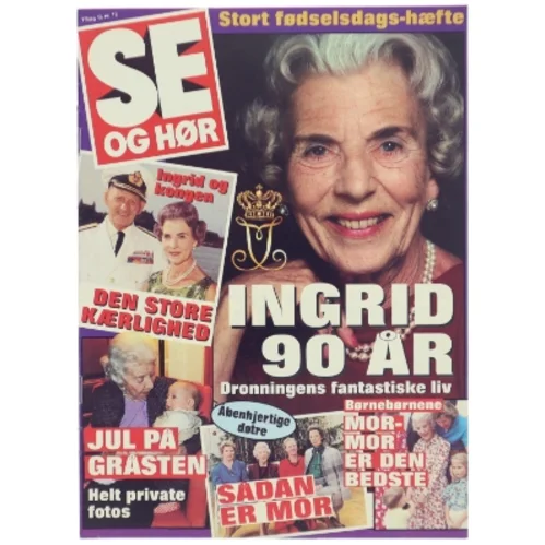 SE og HØR Ingrid 90 ÅR (Bog)