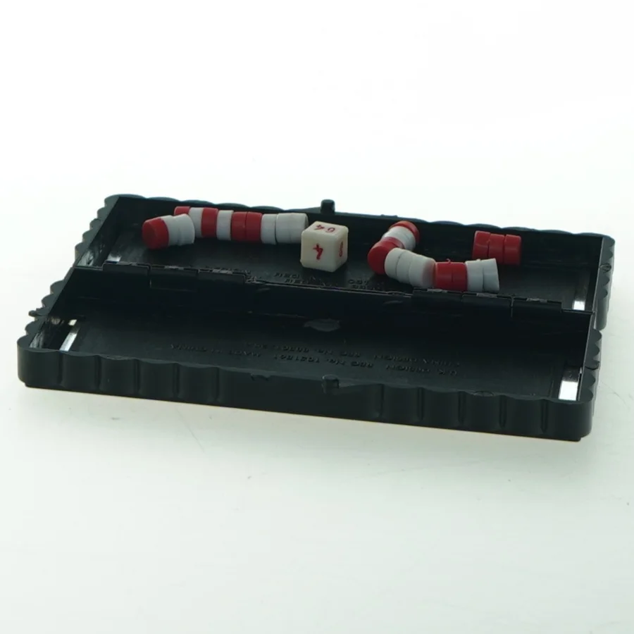 Mini-backgammonspil med foldebræt fra Vini-game (str. 12x12 cm)