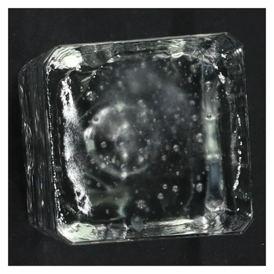 Glaskunst med luftbobler (str. 13 cm)