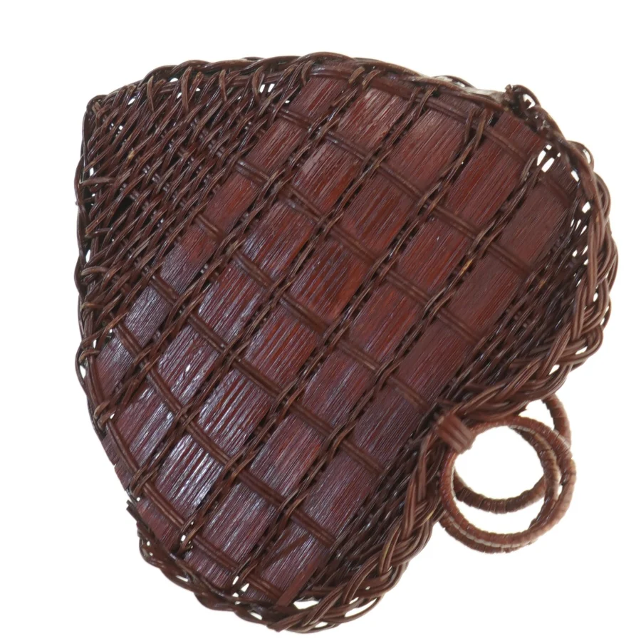 Flettede hjerteformede kurve til vægophæng (str. 20-16 cm)