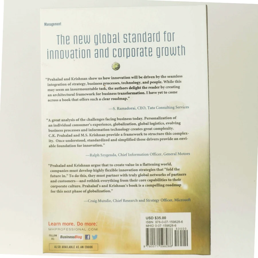 The new age of innovation af C.K. Prahalad og M.S. Krishnan (Bog)