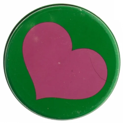 1960'er dåse med hjerter Laurids Lønborg & Lena Al Eklund (str. Diameter, 13 cm h 16 cm)