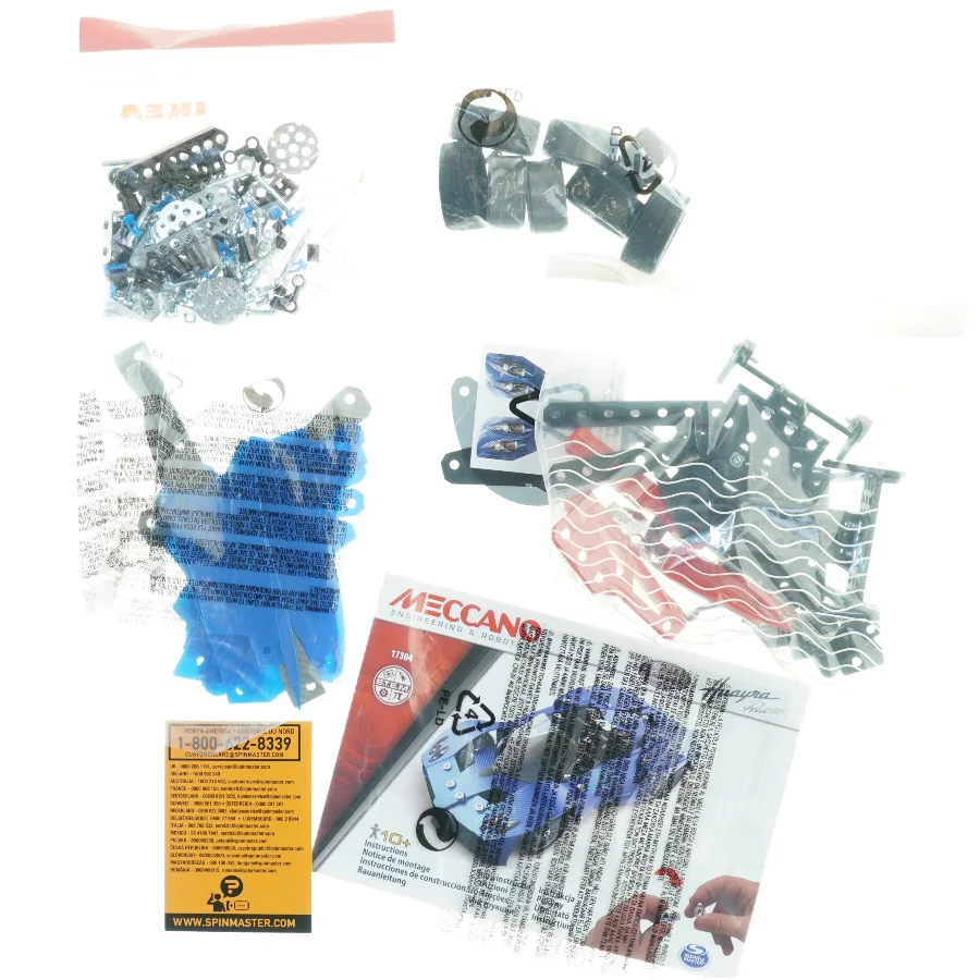 Meccano-Erector Sports Car Set Pagani Huayra Roadster (str. Kassen er 32 x 20 x 5 cm)