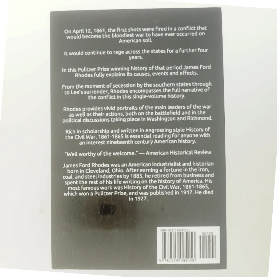 History of the Civil War 1861-1865 af James Ford Rhodes (Bog)