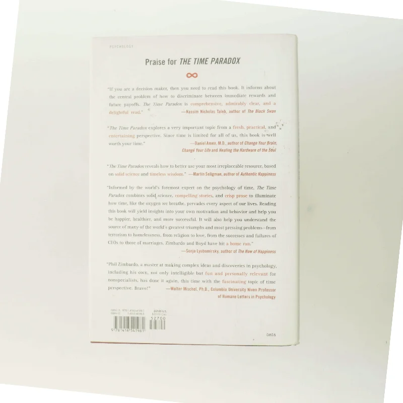 The time paradox : the new psychology of time that will change your life (Bog)