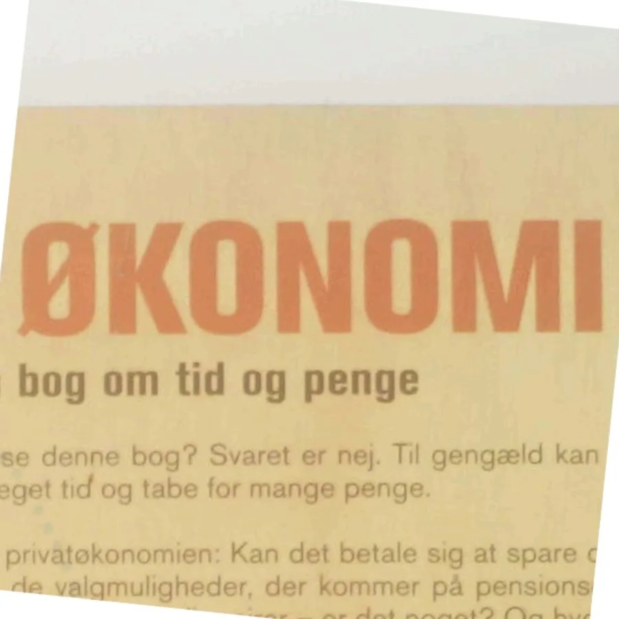 Din økonomi : en bog om tid og penge af Michael Møller (f. 1951) (Bog)