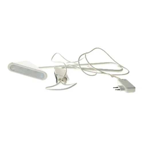 Hvid Ikea PS12 væglampe med adapter (str. 55 cm)