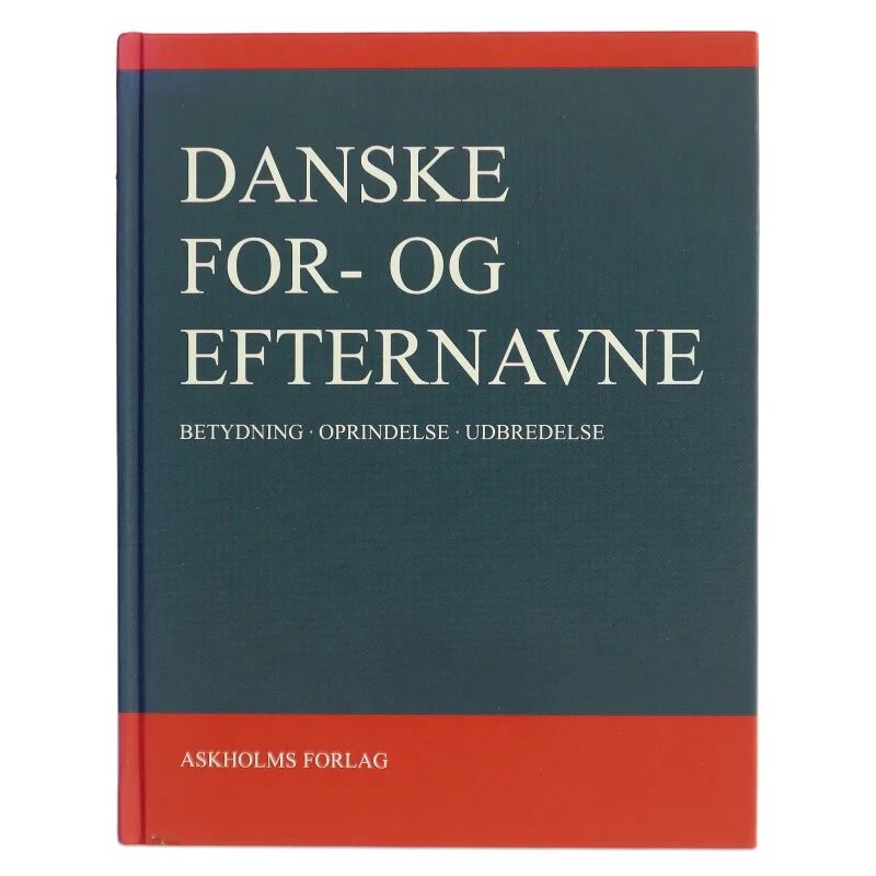 Danske for- og efternavne : betydning, oprindelse, udbredelse af Georg Søndergaard (Bog)