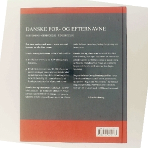 Danske for- og efternavne : betydning, oprindelse, udbredelse af Georg Søndergaard (Bog)