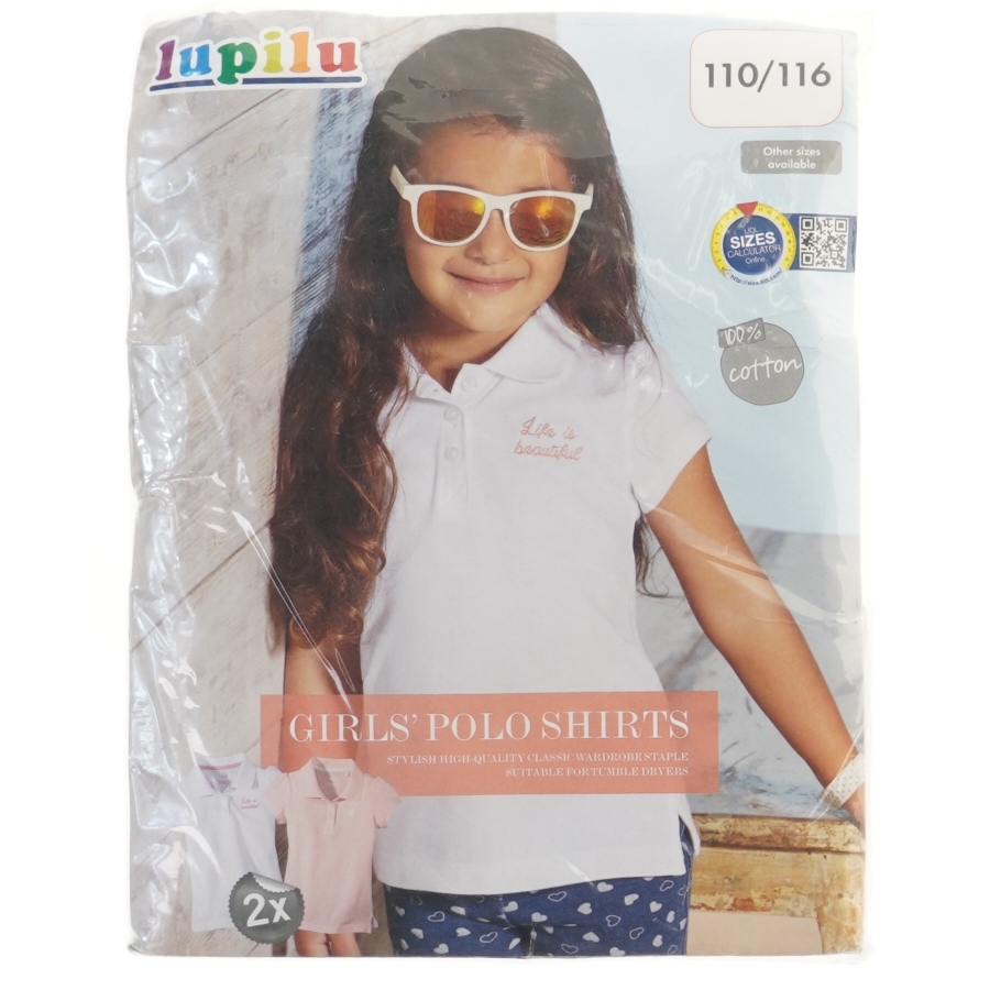 Pigepolo-shirts pakke fra Lupilu (str. 110)