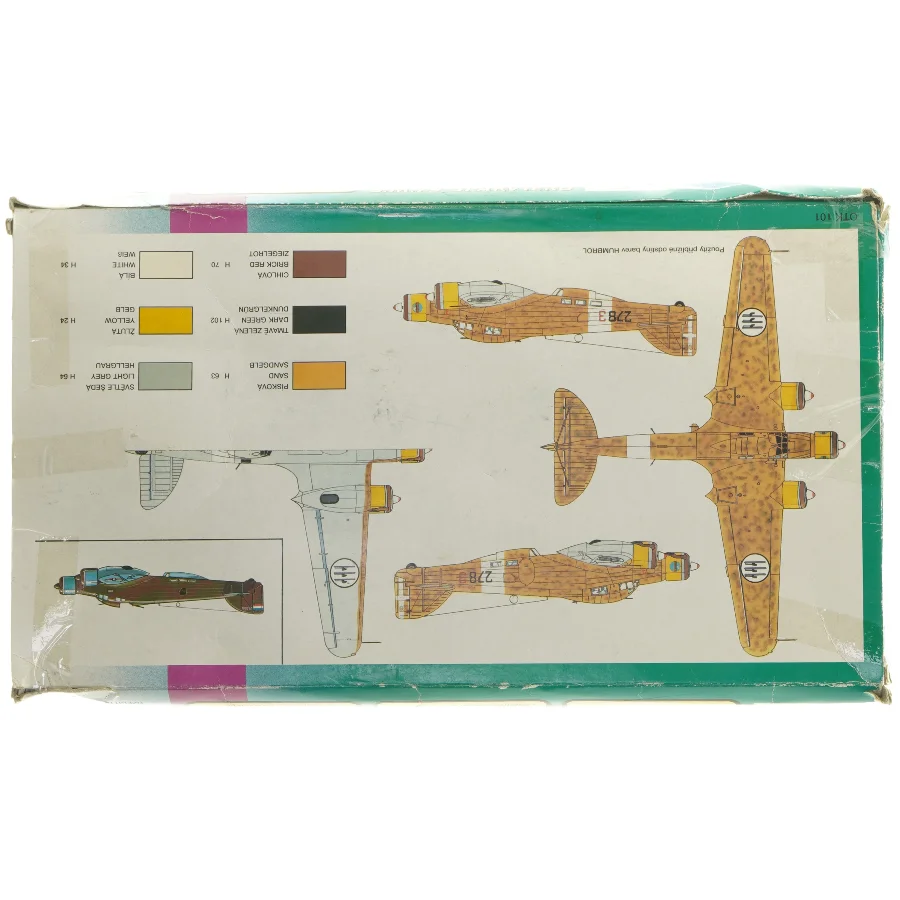 Savoia Marchetti S.M.79 byggemodelsæt fra SMER (str. 34x20 cm)