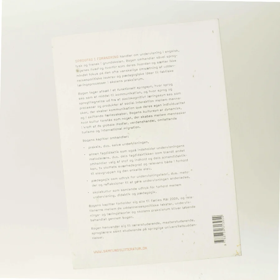 Sprogfag i forandring : pædagogik og praksis (Bog)