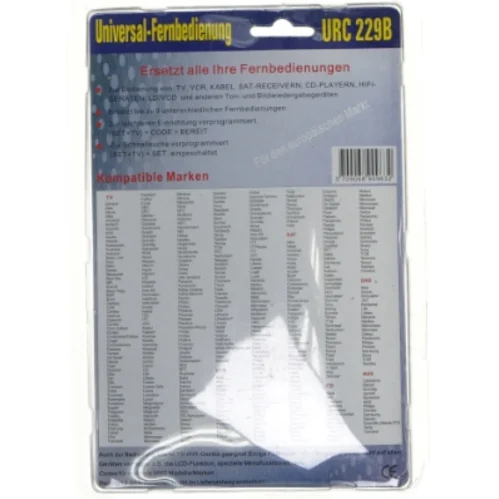 Universal fjernbetjening