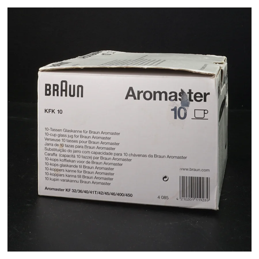 Braun Aromaster 10 glaskande fra Aromaster (str. 15 x 11 cm)