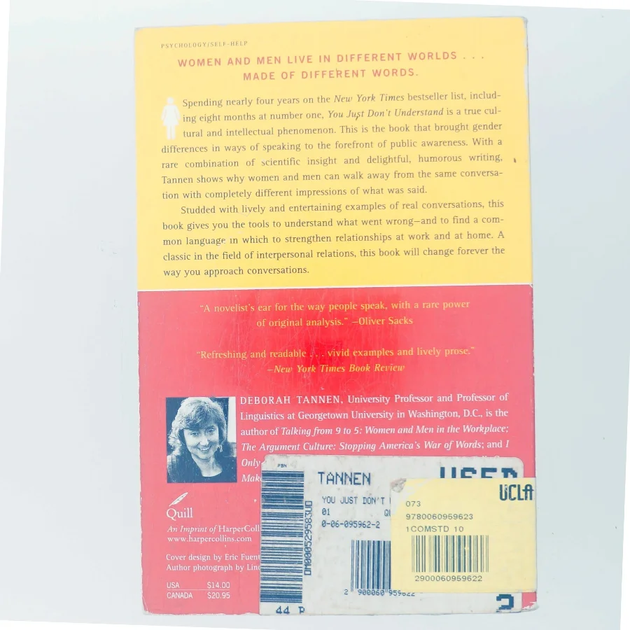 You Just Don't Understand af Deborah Tannen fra Deborah Tannen af Deborah Tannen (Bog)