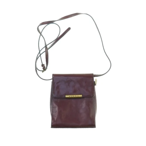 Vintage Læder Skulder Crossbody taske fra Adax (str. 20 x 18 cm)