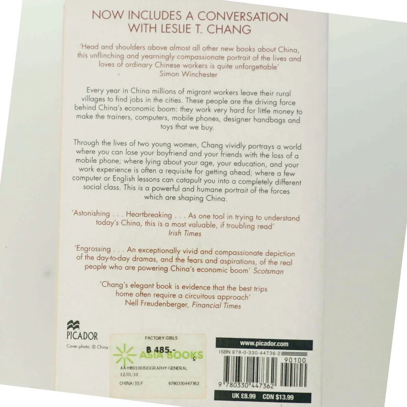 Factory girls : Voices from the heart of modern China af Leslie T. Chang (Bog)