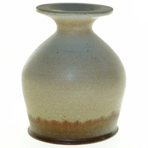 Gunni Stentøj Keramik krukke på fod vinglas (str. 14,5 x 12 cm)