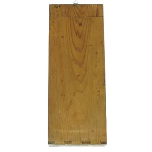 Træ holder med indlagt blomstermotiv (str. 36,5 x 14 cm)