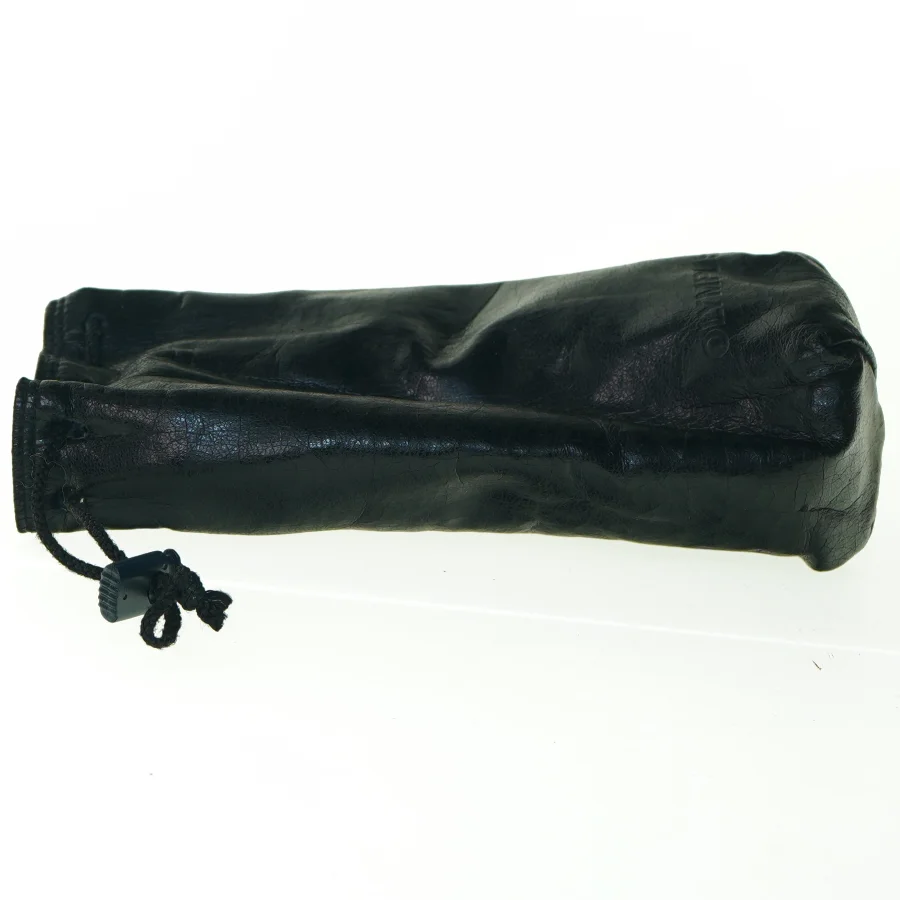 Læder kamera objektiv linse etui taske fra Olympus (str. 21 x 10 cm)