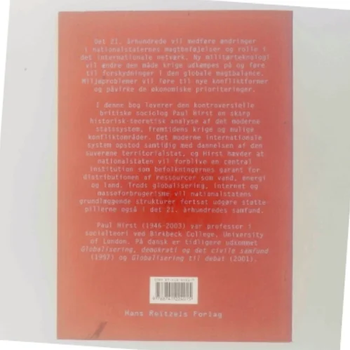 Krig og magt i det 21. århundrede : staten, konflikterne og det internationale system af Paul Hirst (Bog)