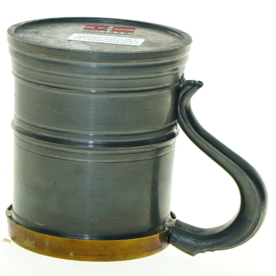 Antik pyntekrus mærket Cawa Danmark Dess. 1535 (str. 9 x 8 cm)