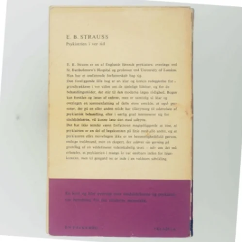 E.B. Strauss - Psykiatrien i vor tid (1962)