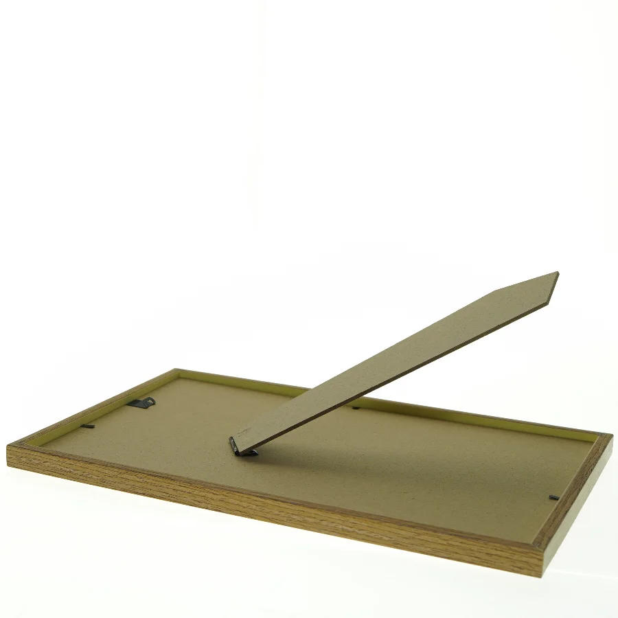 Chihuahua frimærke portræt i Træbilledramme med glas (str. 32 x 23 x 1,5 cm)