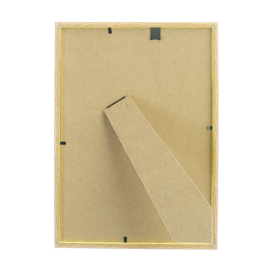 Chihuahua frimærke portræt i Træbilledramme med glas (str. 32 x 23 x 1,5 cm)