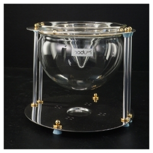 Bodum glas servering skål med stativ fra Bodum (str. Diameter, 20 cm h 18 cm)