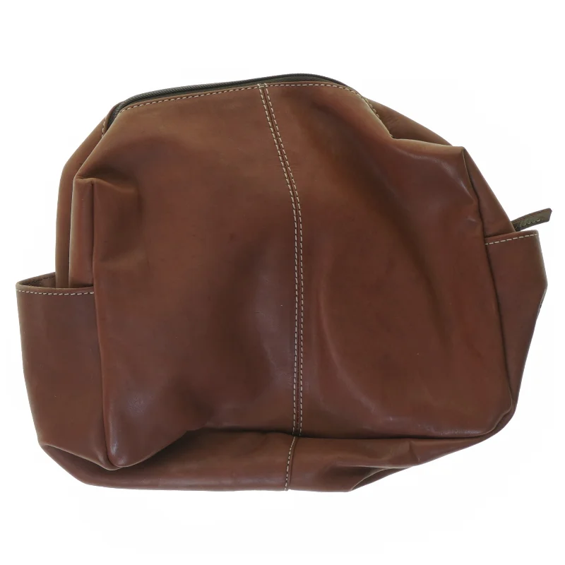 Toilettaske i læder fra Orskov (str. 30 x 24 cm)