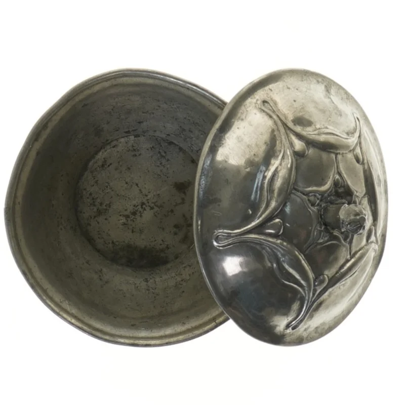 Antik Jugend lågskål (str. Ø 11 cm)