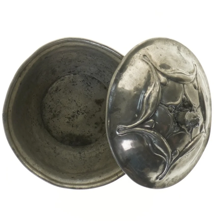 Antik Jugend lågskål (str. Ø 11 cm)