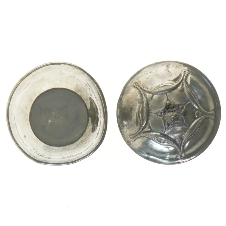 Antik Jugend lågskål (str. Ø 11 cm)