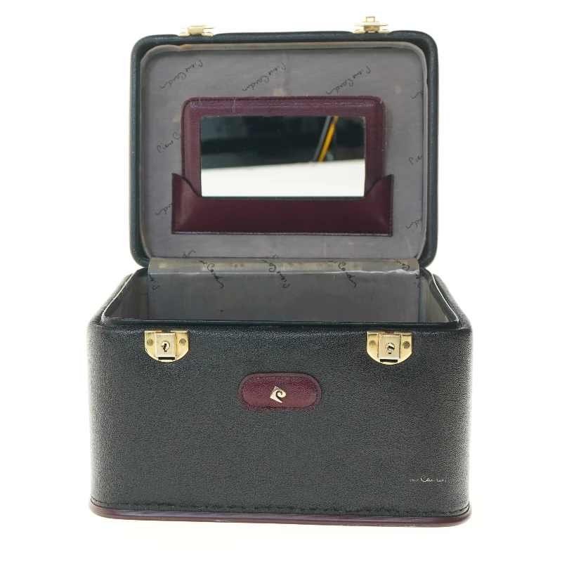 Læder Kosmetik eller smykkeboks fra Pierre Cardin (str. 31x24,5 cm)