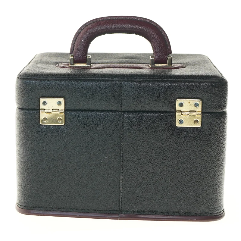 Læder Kosmetik eller smykkeboks fra Pierre Cardin (str. 31x24,5 cm)