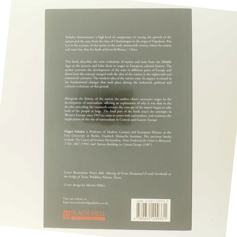 States, nations and nationalism : from the Middle Ages to the present af Hagen Schulze (Bog)