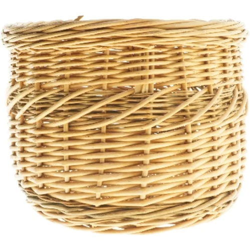 Flettet oval kurv (str. 40x20x26 cm)