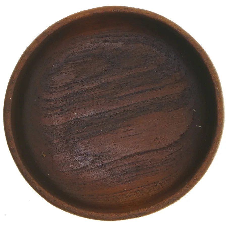 Teak Træskål (str. Ø 24,5 cm)