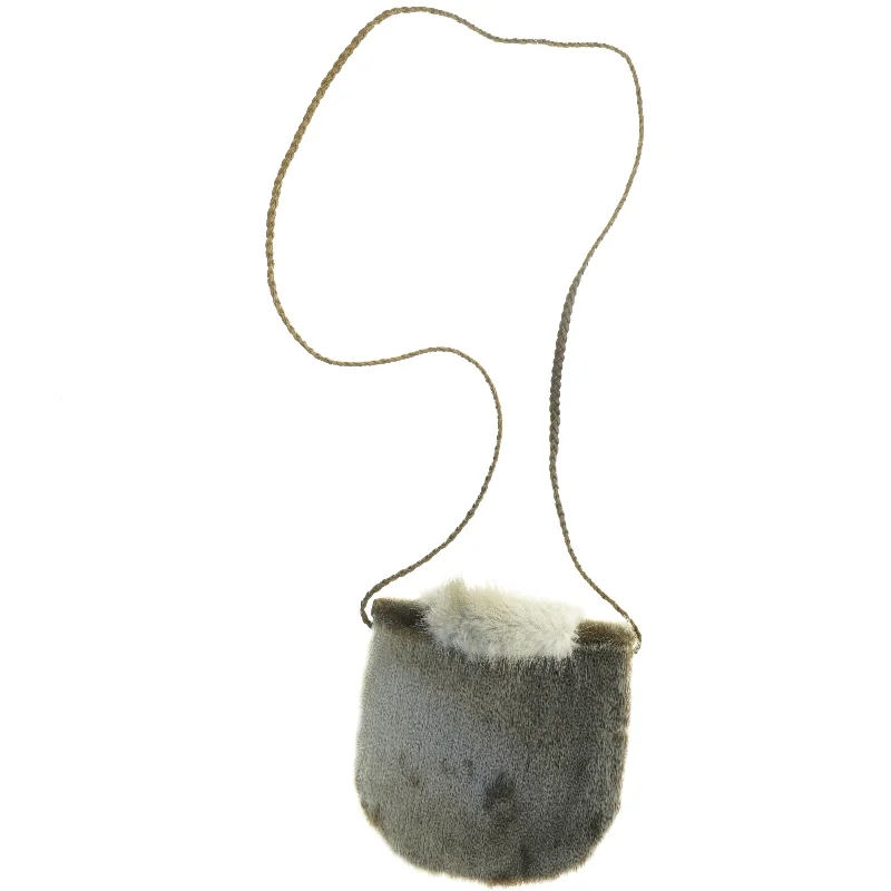 Sælskind Pels Crossbody taske (str. 18 x 17 cm)