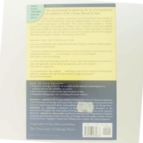 The craft of research (Bog)