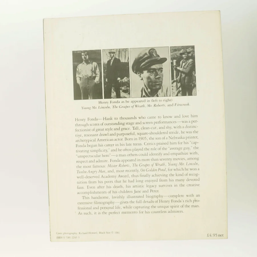 Henry Fonda: His Life and Work af Norm Goldstein (Bog)