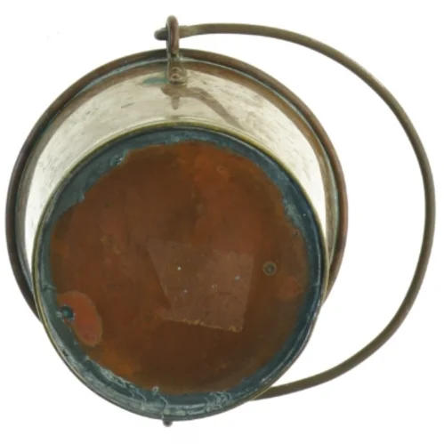 Gammel kobber spand (str. 15 x 12 cm)