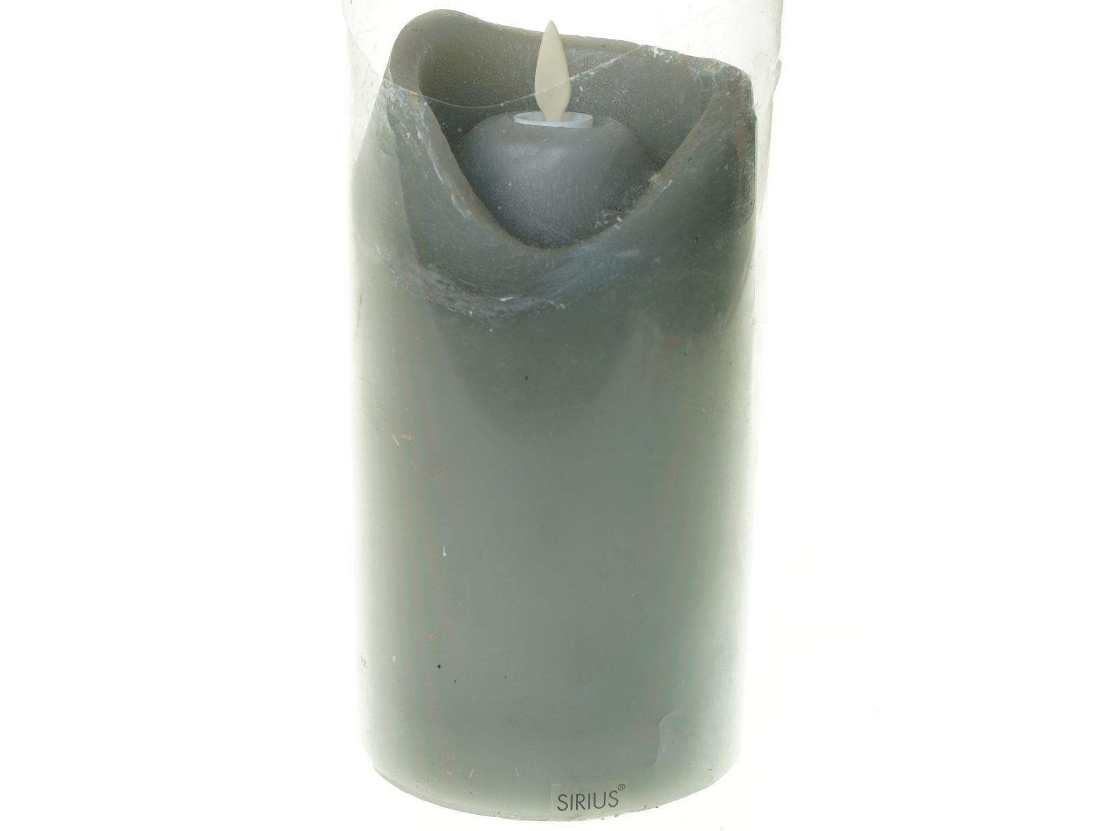 Batteri LED Blok stearin lys fra Sirius (str. 20 x 10 cm)